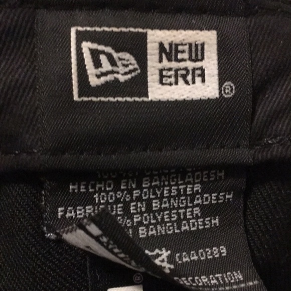 NEW ERA FITTED NEW ENGLAND PATRIOTS CAP 59FIFTY SIZE 8 BLACK ON BLACK NWT. - Picture 8 of 9